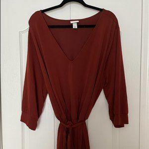 Ava & Viv Clay colored maxi Dress